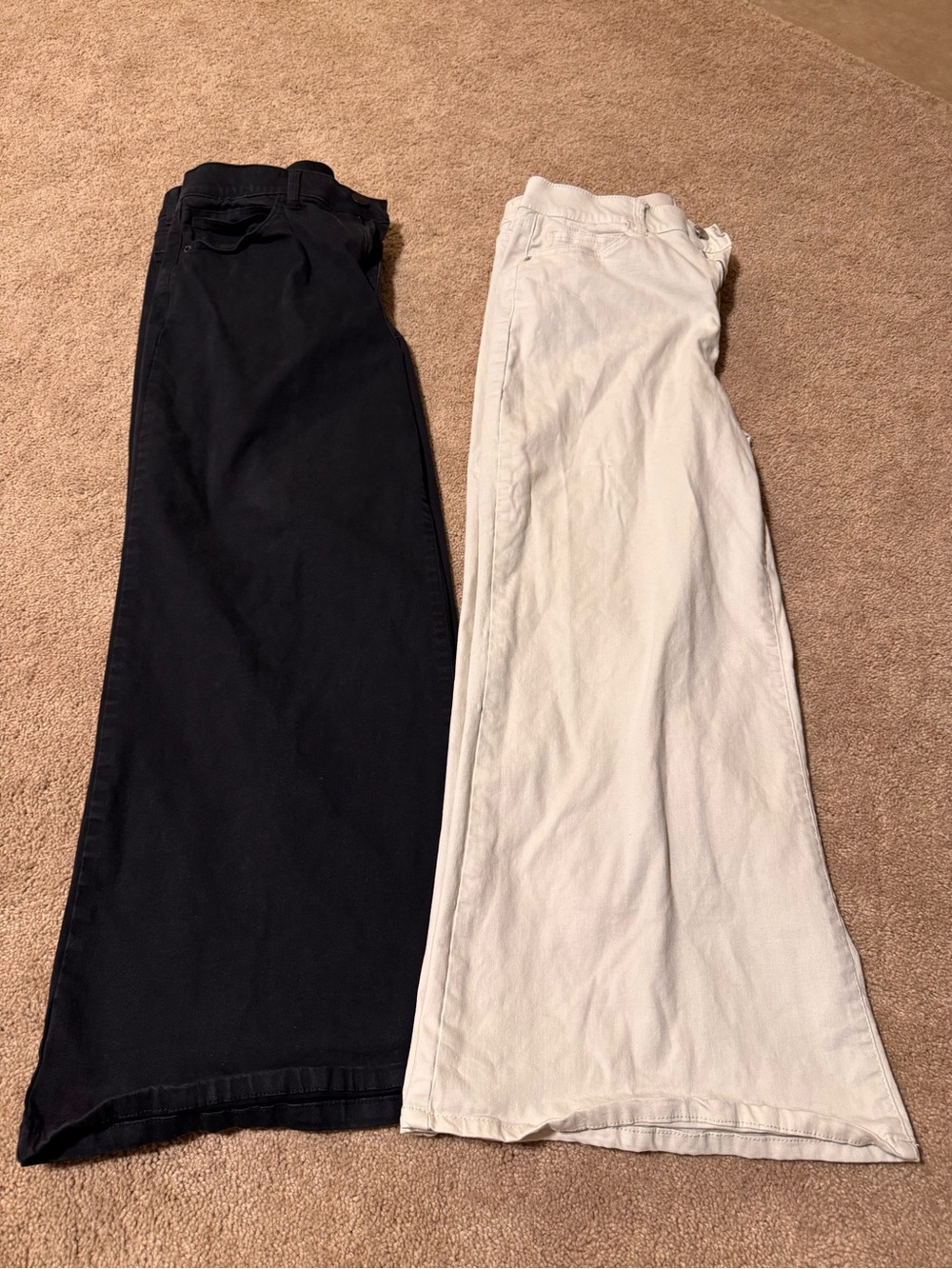 Gibson Latimer Women’s Wide-Leg Jeans in Black and White